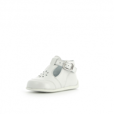 Girl's Pre Walk & first steps Poum White POUM-FI-BLANC