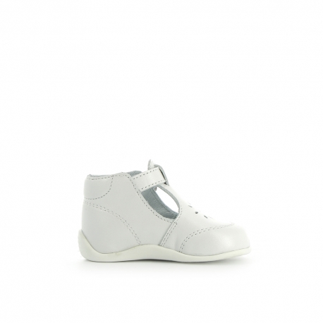 Girl's Pre Walk & first steps Poum White POUM-FI-BLANC