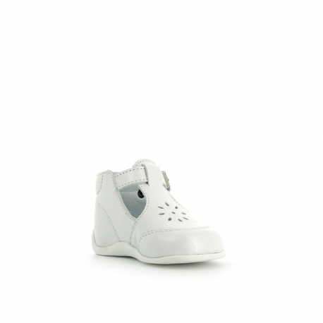 Girl's Pre Walk & first steps Poum White POUM-FI-BLANC