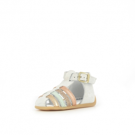 Girl's Pre Walk & first steps Paulana White Multico PAULANA-FI-BLANCMULTICO