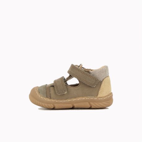 Boy's pre walk & first steps Jacour Khaki JACOUR-GA-KAKI