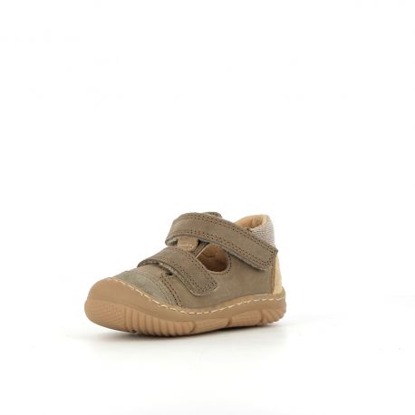 Boy's pre walk & first steps Jacour Khaki JACOUR-GA-KAKI