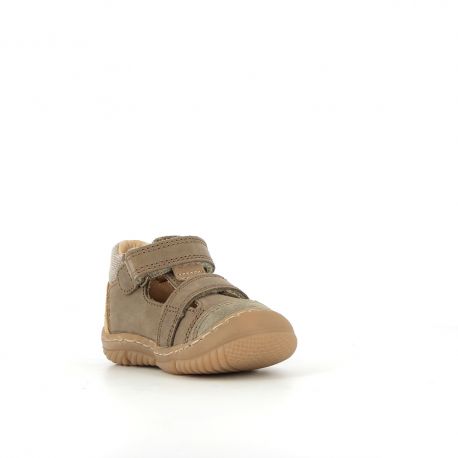 Boy's pre walk & first steps Jacour Khaki JACOUR-GA-KAKI