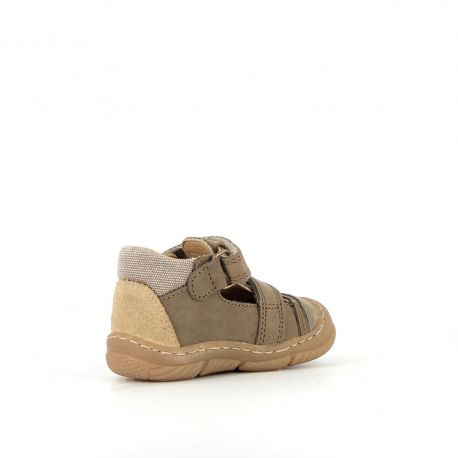 Boy's pre walk & first steps Jacour Khaki JACOUR-GA-KAKI