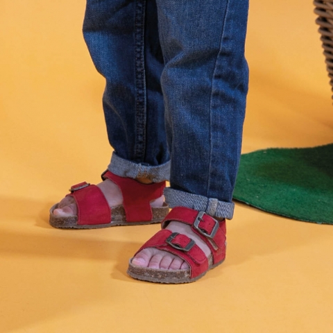 Boy's Sandals Edouarvel Red EDOUARVEL-GA-ROUGE