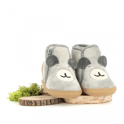 Girl's Slippers Animo Grey ANIMO-UN-GRIS