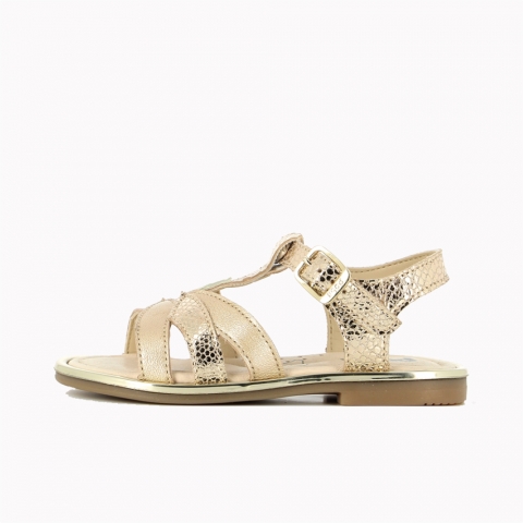 Girl's Sandals Eparma Gold EPARMA-FI-OR