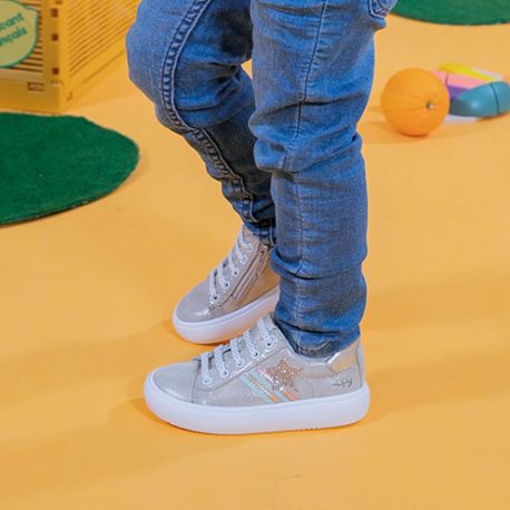 Girls sale gold trainers
