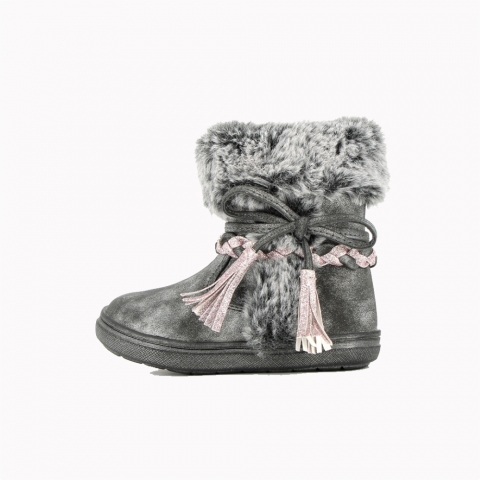 Boots et bottes Fille Ichante Argent  ICHANTE-FI-ARGENT