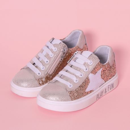 Girl's Sneakers Sadisca Gold SADISCA-FI-OR