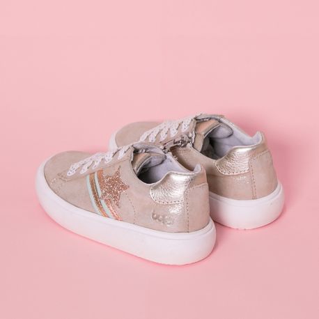 Girl's Sneakers Sarabi Gold SARABI-FI-OR