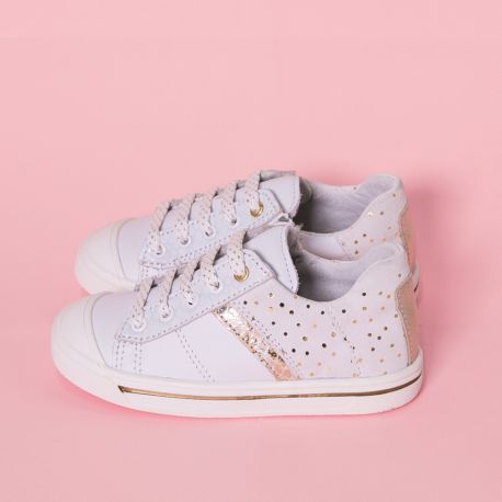 Girl's Sneakers Scoobi White Pois SCOOBI-FI-BLANCPOIS