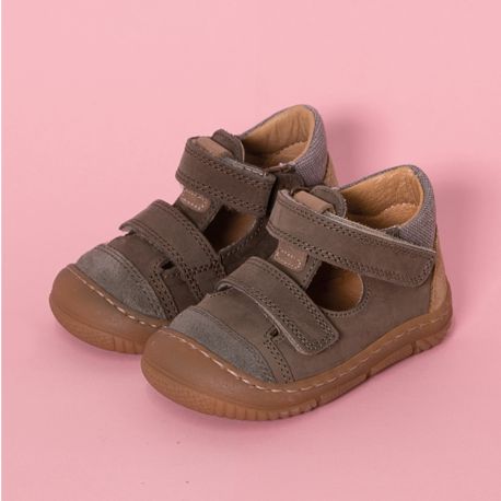 Boy's pre walk & first steps Jacour Khaki JACOUR-GA-KAKI