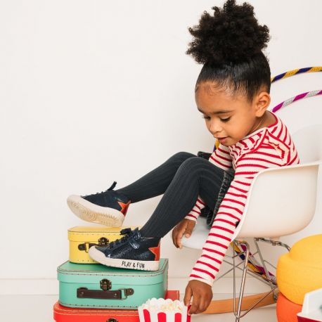 Girl's Sneakers Solar Navy SOLAR-FI-MARINE
