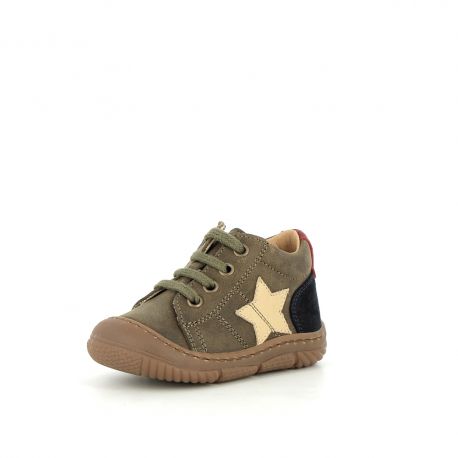 Boy's pre walk & first steps Jamizip Khaki JAMIZIP-GA-KAKI