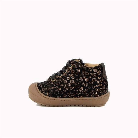 Parcs & Premiers pas Fille Jolila Noir Fleur JOLILA-FI-NOIRFLEUR