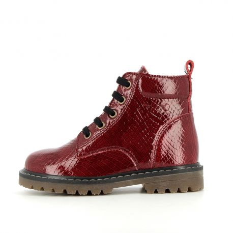 Boots et bottes Fille Shiva Varnish Burgundy SHIVA-FI-BORDEAUXVERNIS