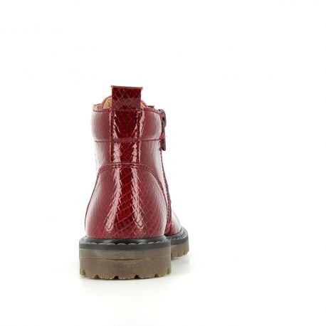 Boots et bottes Fille Shiva Varnish Burgundy SHIVA-FI-BORDEAUXVERNIS