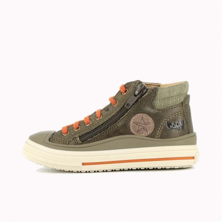 Boy's Sneakers Velvet Khaki VELVET-GA-KAKI