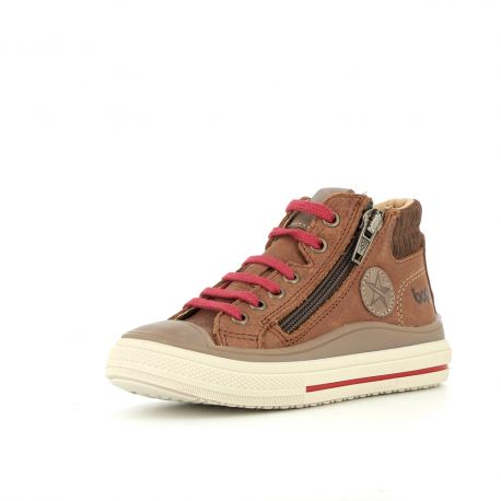 Boy's Sneakers Velvet Light Brown VELVET-GA-MARRONCLAIR