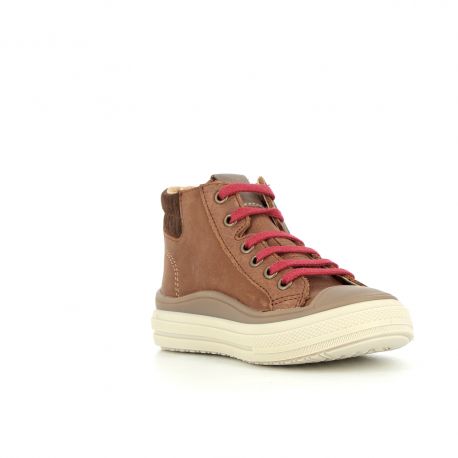 Boy's Sneakers Velvet Light Brown VELVET-GA-MARRONCLAIR