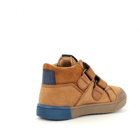Boy's Sneakers Volton Navy VINKUVEL-GA-COGNAC