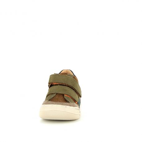 Boy's pre walk & first steps Jopyvel Taupe/Brown JOPYVEL-GA-TAUPEMARRON