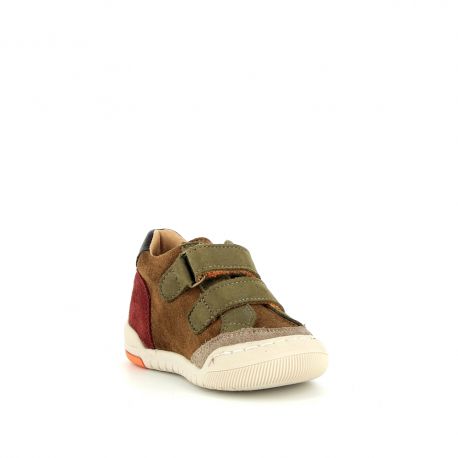 Boy's pre walk & first steps Jopyvel Taupe/Brown JOPYVEL-GA-TAUPEMARRON