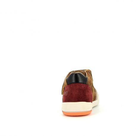 Boy's pre walk & first steps Jopyvel Taupe/Brown JOPYVEL-GA-TAUPEMARRON