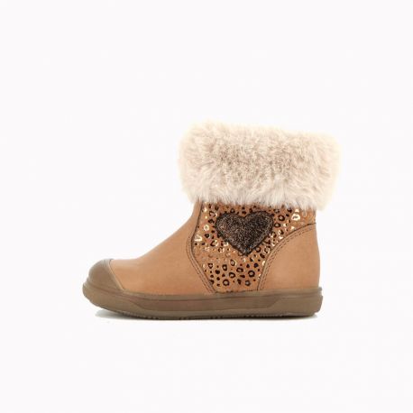 Boots et bottes Fille Rosalia Camel ROSALIA-FI-CAMEL