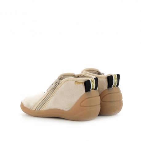 Chaussons Fille Aclaire Ecru ACLAIRE-FI-ECRU