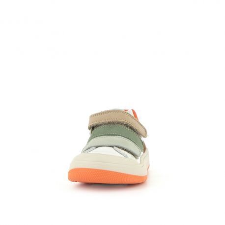 Boy's Sneakers Velop White/Orange VELOP-GA-BLANCORANGE